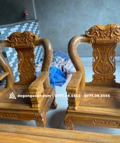 Bộ Ghế Quốc Voi Gỗ Lim Xanh