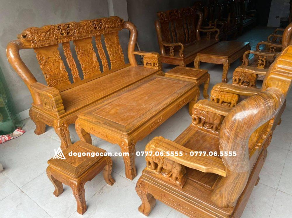Bộ Ghế Quốc Voi Gỗ Lim Xanh 1 Import placeholder for 3773