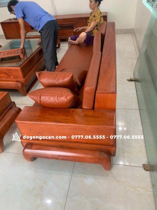 Bộ Sofa Zito Mẫu Chân Đùi Gà Hiện Đại Gỗ Hương Đá Siêu Víp ( Anh Tuấn – Hải Phòng )