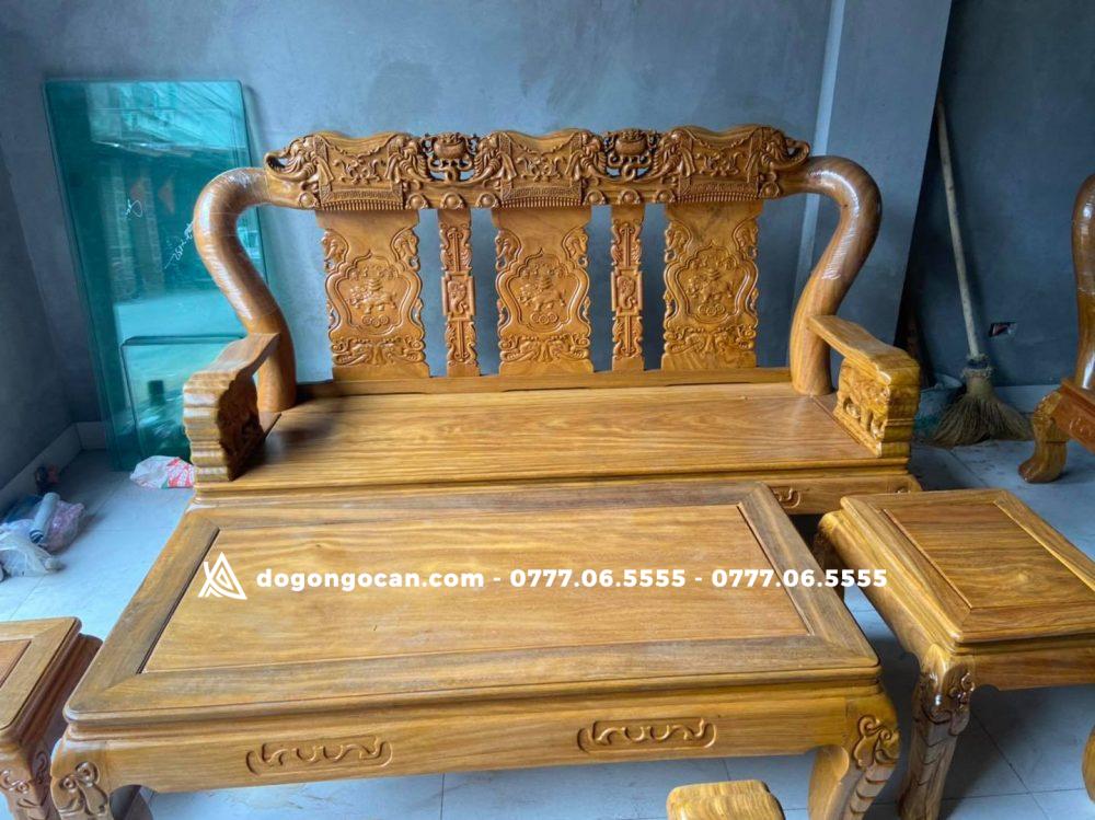 Bộ Ghế Quốc Voi Gỗ Lim Xanh 2 Bộ Ghế Quốc Voi Gỗ Lim Xanh