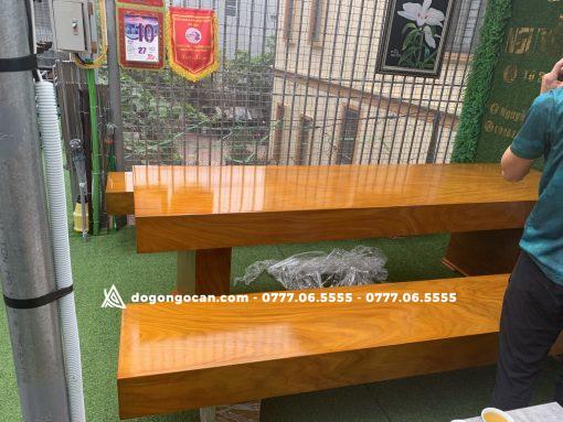 Bộ bàn ghế K3 gỗ cẩm vàng đóng hộp cao cấp