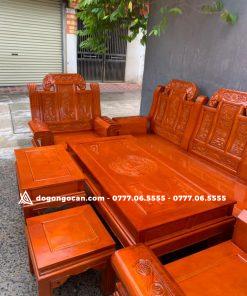 Bộ bàn ghế âu á hộp gỗ sồi nga