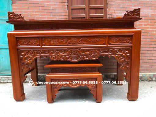 Án Gian Thờ Gỗ Mít Mẫu Như Ý