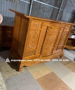 Tủ Thờ Tam Đa Gỗ Gụ