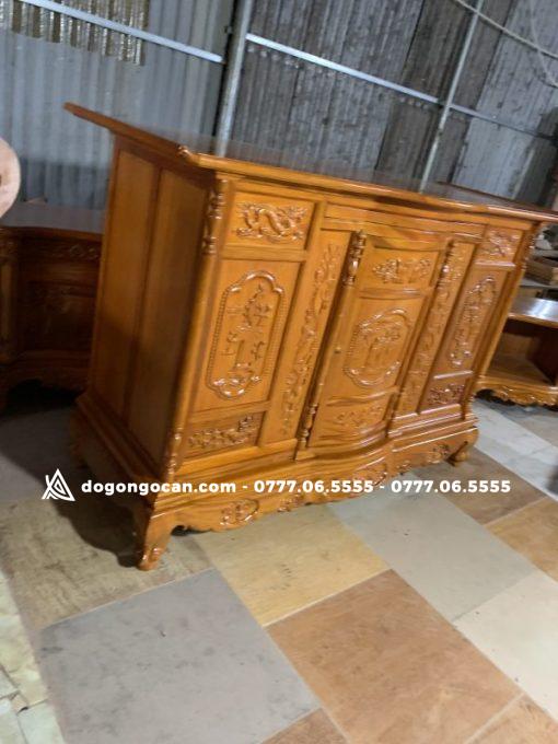 Tủ Thờ Tam Đa Gỗ Gụ