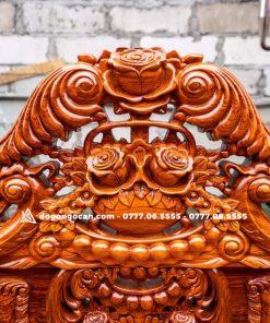 Bộ bàn ghế hoàng gia luxury gỗ hương đá mẫu mới 2025 24 Bộ bàn ghế hoàng gia luxury gỗ hương đá mẫu mới 2024