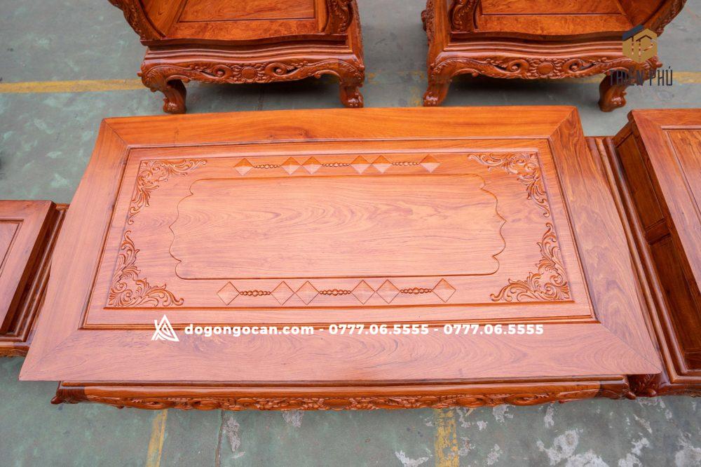 Bộ bàn ghế hoàng gia luxury gỗ hương đá mẫu mới 2025 5 Bộ bàn ghế hoàng gia luxury gỗ hương đá mẫu mới 2024