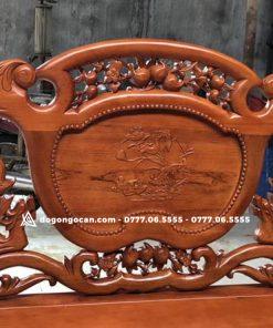 Bộ bàn ghế giả cổ kiểu guột gỗ gụ lào 12 Bộ bàn ghế giả cổ kiểu guột gỗ gụ lào