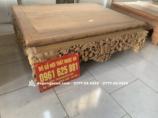 Sập Chân Quỳ Mẫu Mai Điểu Gỗ Gụ 1m6 * 2m ( Anh Dũng – Hải Phòng )