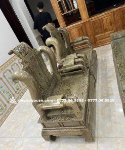 Bộ Tần Thủy Hoàng gỗ Mun đuôi công vân cực đẹp ( Anh Tính – Vĩnh Phúc )