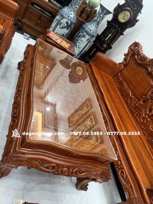 Bộ hoàng gia chân 14 gỗ hương đá siêu vip (anh dũng – bắc giang)
