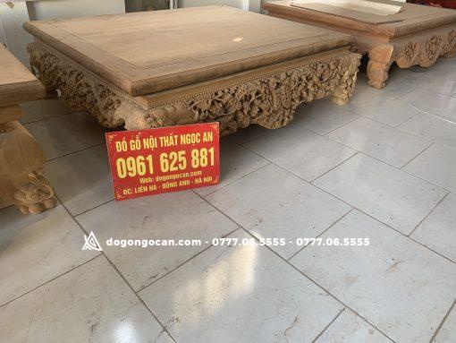Sập Chân Quỳ Mẫu Mai Điểu Gỗ Gụ 1m6 * 2m ( Anh Dũng – Hải Phòng )
