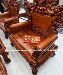 Bộ hoàng gia chân 14 gỗ hương đá siêu vip (anh dũng – bắc giang)
