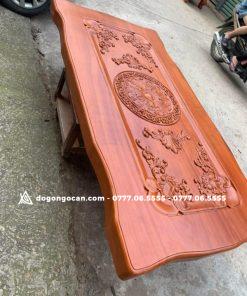 Bộ Ghế Louis Hoàng Gia Nguyên Khối Gỗ Gõ Đỏ 10 món 19 Bộ Ghế Louis Hoàng Gia Nguyên Khối Gỗ Gõ Đỏ 10 món