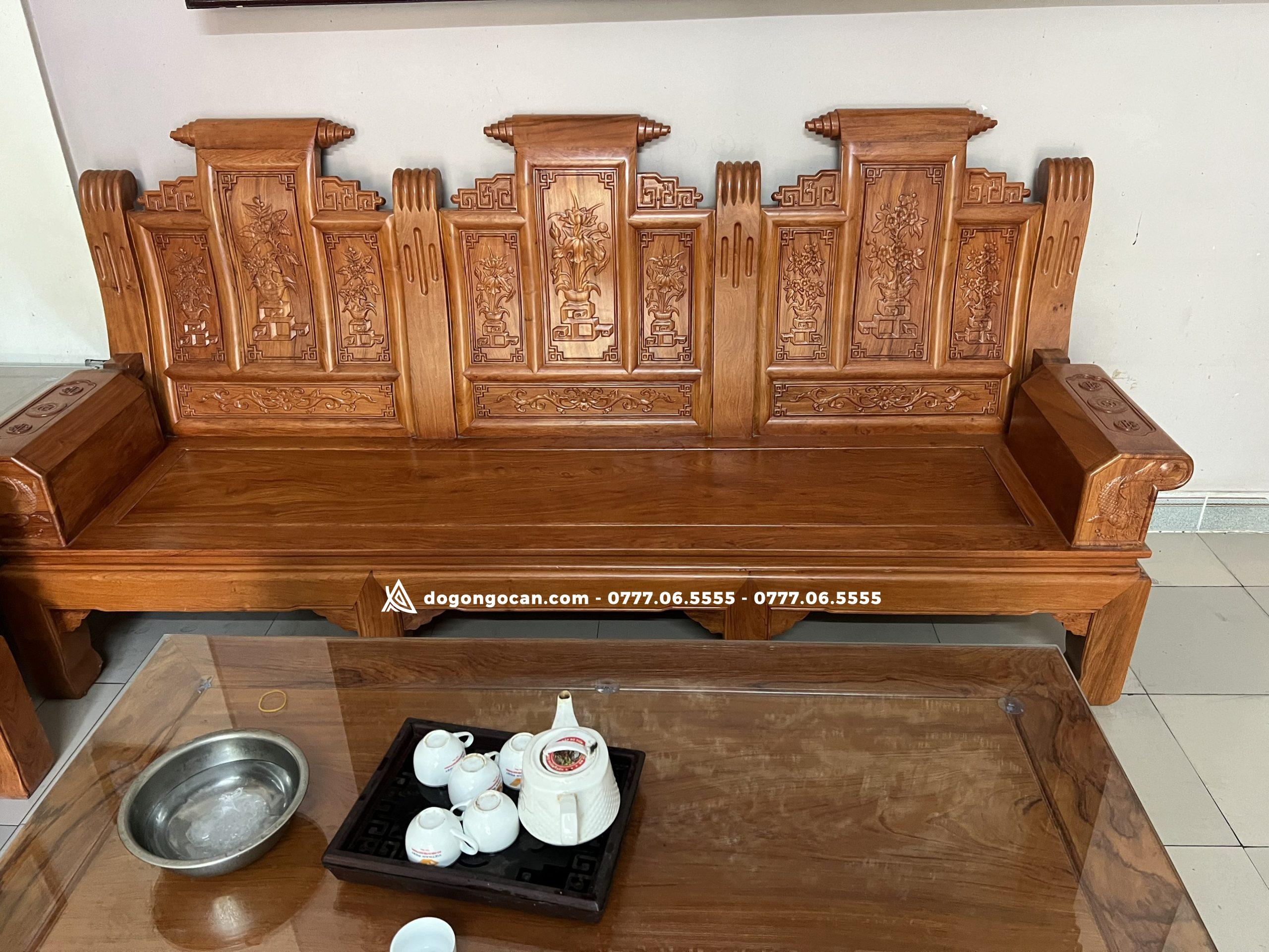 Bộ Bàn ghế Âu Á gỗ Hương Đá Chương Cuốn Thư 2 Bộ Bàn ghế Âu Á gỗ Hương Đá Chương Cuốn Thư