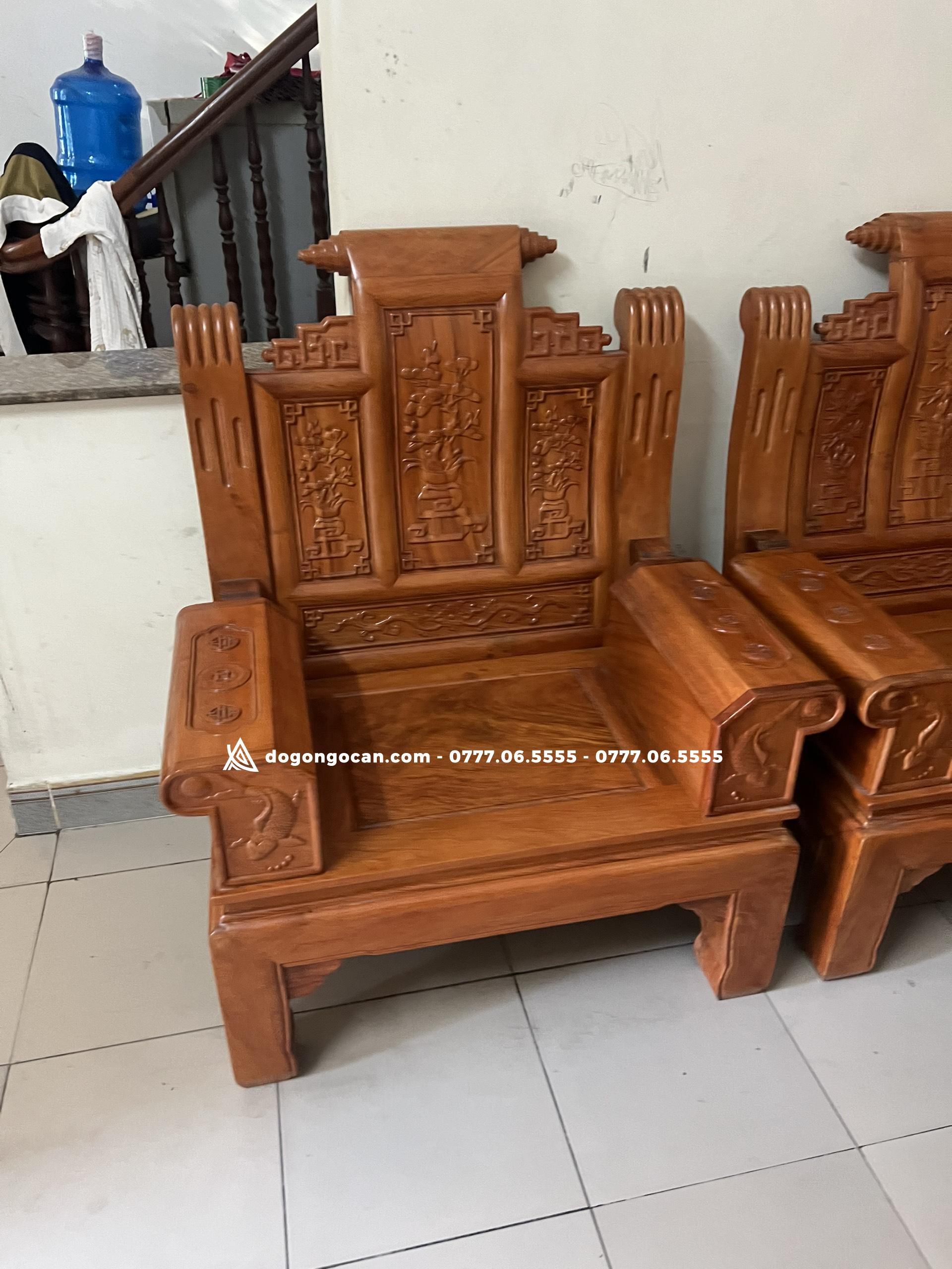 Bộ Bàn ghế Âu Á gỗ Hương Đá Chương Cuốn Thư 5 Bộ Bàn ghế Âu Á gỗ Hương Đá Chương Cuốn Thư