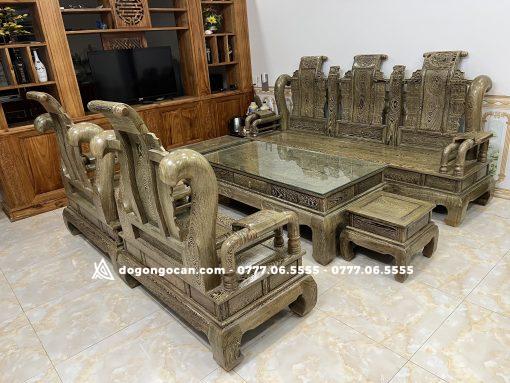 Bộ Tần Thủy Hoàng gỗ Mun đuôi công vân cực đẹp ( Anh Tính – Vĩnh Phúc )
