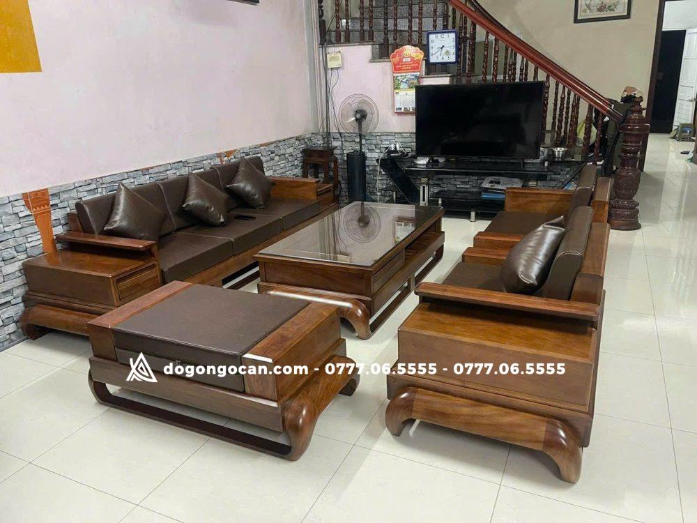 Bộ bàn ghế sofa zito chân đùi gà gỗ hương đá màu óc chó ( Anh Minh - Phúc Thọ , Hn) 5 Bộ bàn ghế sofa zito chân đùi gà gỗ hương đá màu óc chó ( Anh Minh – Phúc Thọ , Hn)