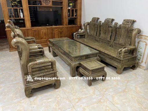 Bộ Tần Thủy Hoàng gỗ Mun đuôi công vân cực đẹp ( Anh Tính – Vĩnh Phúc )