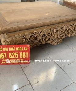 Sập Chân Quỳ Mẫu Mai Điểu Gỗ Gụ 1m6 * 2m ( Anh Dũng – Hải Phòng )