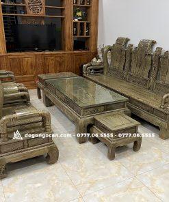 Bộ Tần Thủy Hoàng gỗ Mun đuôi công vân cực đẹp ( Anh Tính – Vĩnh Phúc )
