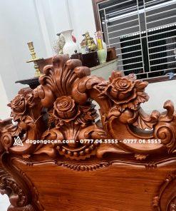 Bộ hoàng gia chân 14 gỗ hương đá siêu vip (anh dũng – bắc giang)