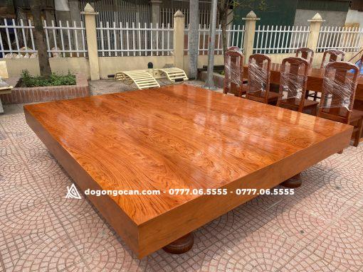 Bộ chiếu ngựa gỗ hương đá nam phi đóng hộp vân đẹp ( Anh Thủy – Thanh Hóa)