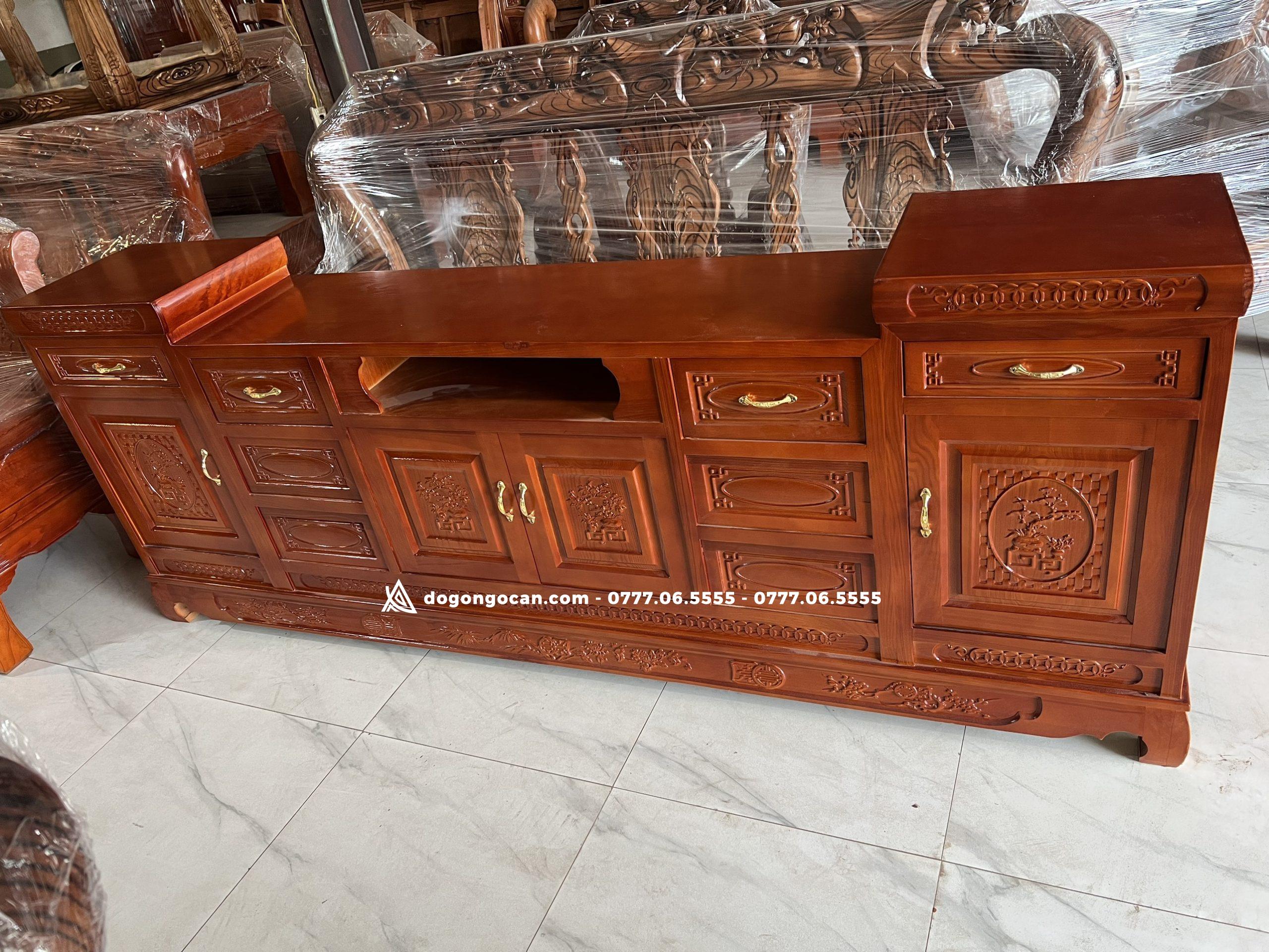 Kệ tivi gỗ sồi nga hàng cao cấp uy tín , chất lượng nhất 2 Kệ tivi gỗ sồi nga hàng cao cấp uy tín , chất lượng nhất