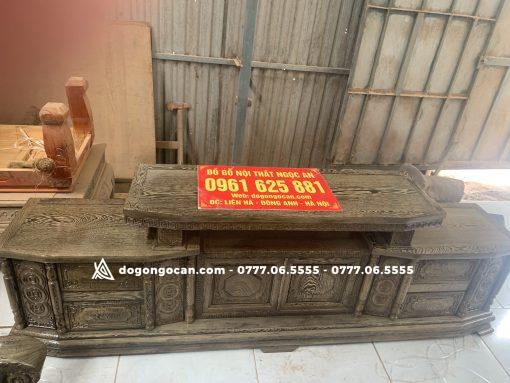 Kệ Vát Gỗ Mun Đuôi Công Nam Phi