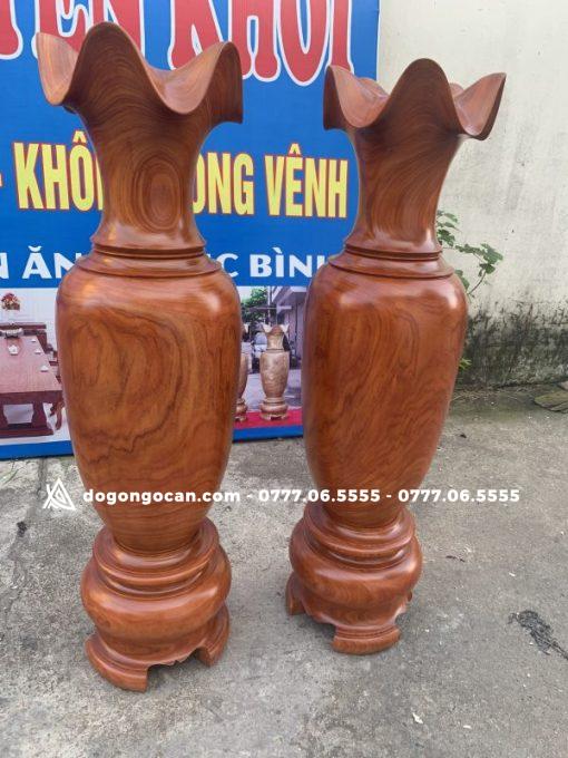 Báo Giá Bộ Lục Bình Gỗ Hương Đỏ Nam Phi Cao 1m6 Giá Rẻ