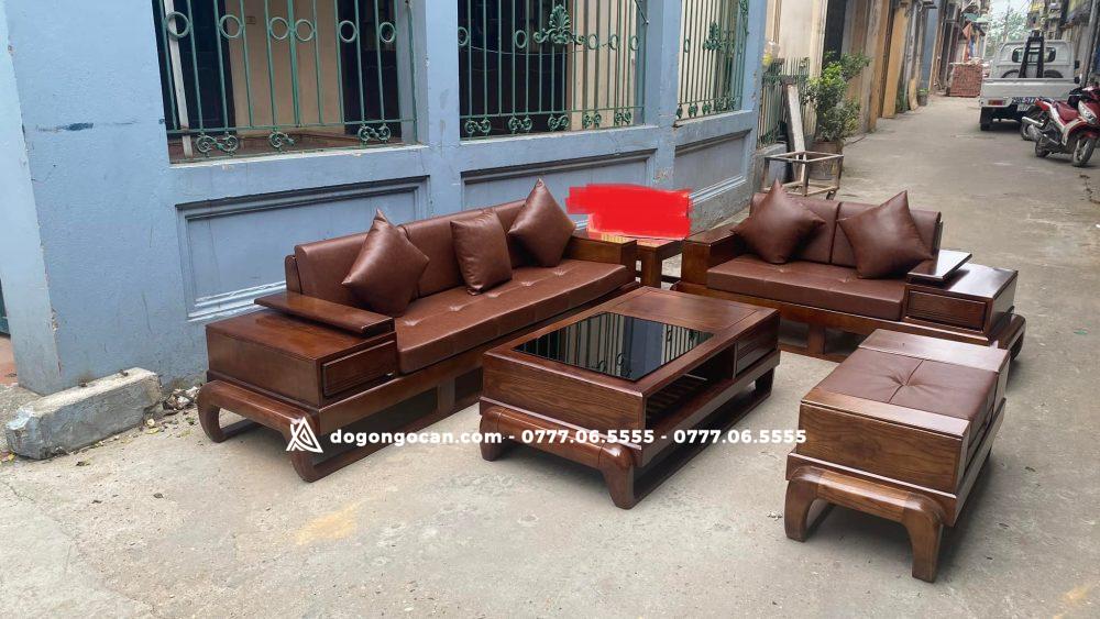 Bộ Sofa Phòng Khách Gỗ Sồi Tự Nhiên 2 Văng Hiện Đại 2 Bộ Sofa Phòng Khách Gỗ Sồi Tự Nhiên 2 Văng Hiện Đại