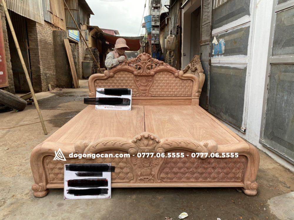Mẫu Giường Hồng Trĩ Vách Trám Mai 1m8x2m Gỗ Hương Đá Nam Phi 9 Mẫu Giường Hồng Trĩ Vách Trám Mai 1m8x2m Gỗ Hương Đá Nam Phi