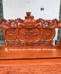 Bộ Bàn Ghế Nghê Bảo Đỉnh Cột 12 Chân 14 Gỗ Hương Đá 12 Bộ Bàn Ghế Nghê Bảo Đỉnh Cột 12 Chân 14 Gỗ Hương Đá