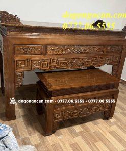 Án gia thờ như ý chân 12 và bàn cơm gỗ sồi nga (chị Huyền, Hưng Yên) 9 Án gia thờ như ý chân 12 và bàn cơm gỗ sồi nga (chị Huyền, Hưng Yên)