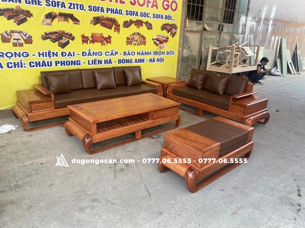 Bộ bàn ghế sofa zito gỗ hương đá nam phi 3 Bộ bàn ghế sofa zito gỗ hương đá nam phi