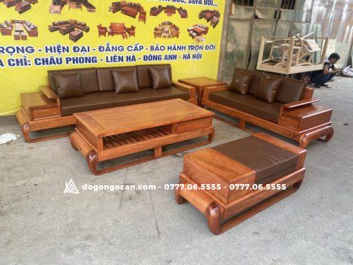 Bộ bàn ghế sofa zito gỗ hương đá nam phi