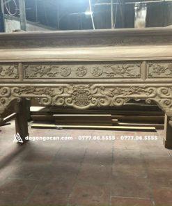 Án Gian Thờ Gỗ Gụ Chân 12 Mẫu Như Ý Kim Tiền
