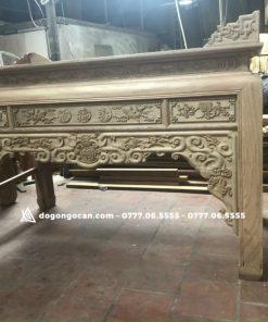 Án Gian Thờ Gỗ Gụ Chân 12 Mẫu Như Ý Kim Tiền