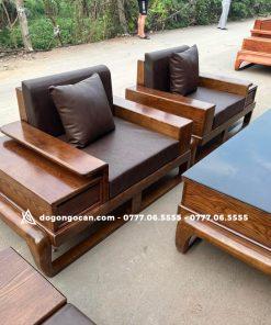 Bộ bàn ghế phòng khách sofa đùi gà mẫu đối gỗ sồi nga 9 Bộ bàn ghế phòng khách sofa đùi gà mẫu đối gỗ sồi nga