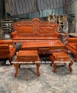 Bộ bàn ghế hoàng gia gỗ hương đá chân 12 tay đặc hàng vip 11 Import placeholder for 3430
