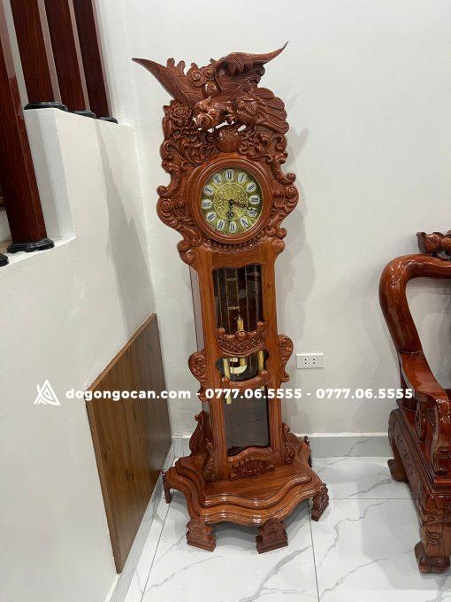Cây đồng hồ đại bàng gỗ hương đá nam phi vip 1m75
