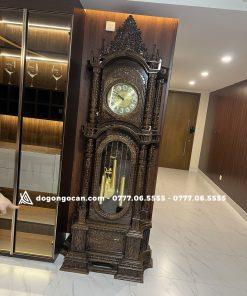 Đồng Hồ Tứ Trụ gỗ mun đuôi công cao 2m3 máy sunny hàn quốc 10 Cây Đồng Hồ Tứ Trụ Gỗ Mun Đuôi Công Nam Phi