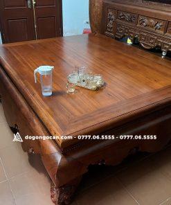 Sập chân quỳ dạ cá 1m8x2m2 (gỗ gụ lào) 8 Sập chân quỳ dạ cá 1m8x2m2 (gỗ gụ lào)