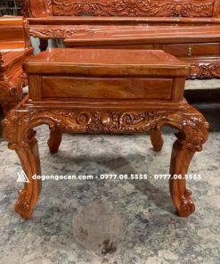 Bộ bàn ghế hoàng gia gỗ hương đá chân 12 tay đặc hàng vip 16 Bộ bàn ghế hoàng gia luxury gỗ hương đá mẫu mới 2024
