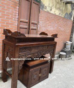 Án gian gỗ sồi nga kích thước 175cm mẫu như ý 10 Án gian gỗ sồi nga kích thước 175cm mẫu như ý