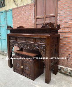 Án gian gỗ sồi nga kích thước 175cm mẫu như ý 11 Án gian gỗ sồi nga kích thước 175cm mẫu như ý