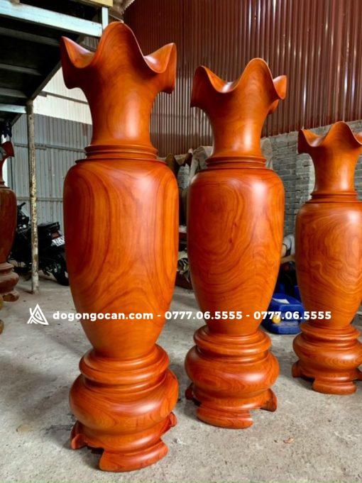 Báo Giá Bộ Lục Bình Gỗ Hương Đỏ Nam Phi Cao 1m6 Giá Rẻ