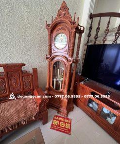 Đồng hồ gỗ đứng giá rẻ gỗ hương đá 10 Import placeholder for 5114