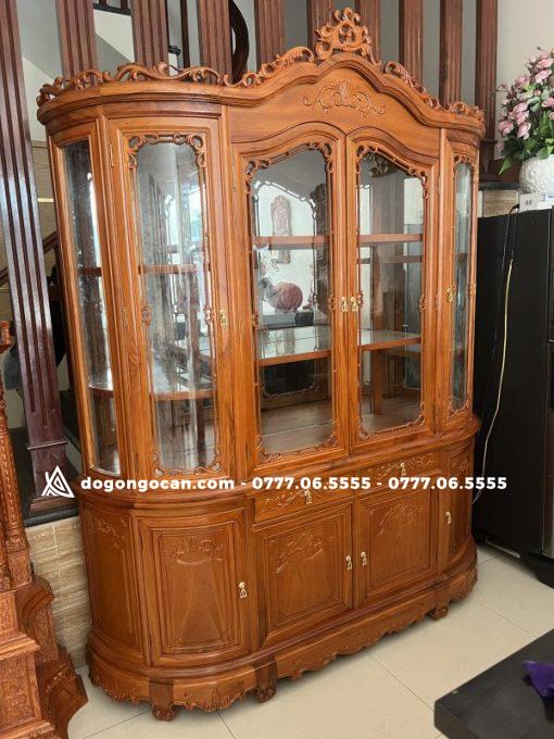 Tủ Rượu Mẫu Mới Cực Đẹp Gỗ Hương Đá Nam Phi