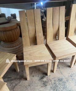 Bộ bàn ăn mẫu mới 6 ghế gỗ gõ đỏ phong cách hiện đại (Chú Minh, Hải Phòng)